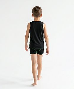 Dětský funkční nátělník ALIEN černá Bamboo Ultra