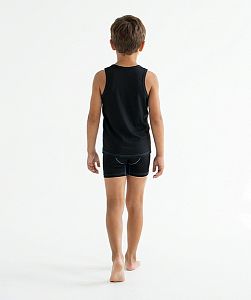 Dětský funkční nátělník CHAMELEON černá Bamboo Ultra