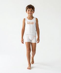 Dětský funkční nátělník HAWAII bílá Bamboo Ultra