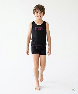 Dětský funkční nátělník HAWAII Kids černá Bamboo Ultra