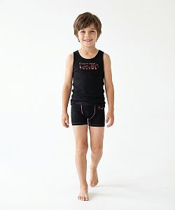 Dětský funkční nátělník JEDNOROŽEC černá Bamboo Ultra
