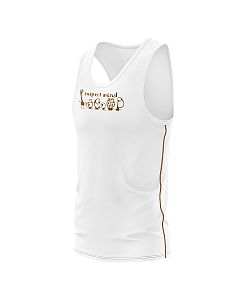 Dětský funkční nátělník KEEP CALM bílá Bamboo Ultra