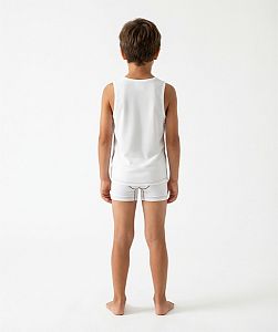 Dětský funkční nátělník KEEP CALM bílá Bamboo Ultra