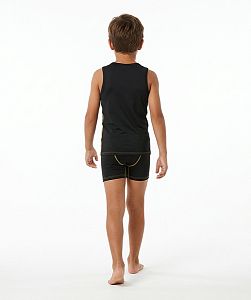 Dětský funkční nátělník ROBOPES černá Bamboo Ultra