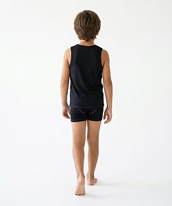 Dětský funkční nátělník ŠKLÍBA černá Bamboo Ultra