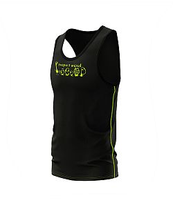 Dětský funkční nátělník T-REX černá Bamboo Ultra