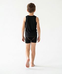 Dětský funkční nátělník VIKING černá Bamboo Ultra