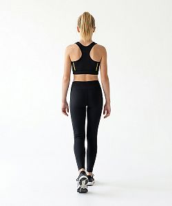 Dívčí funkční top ROBOPES černá Bamboo Ultra