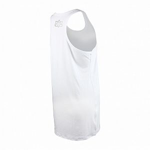 Funkční sportovní volný nátělník Yoga bílá