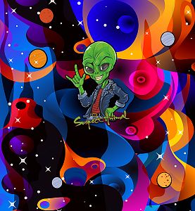 Multifunkční dětský šátek ALIEN