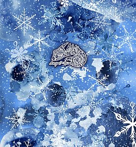 Multifunkční šátek SNOWFLAKES