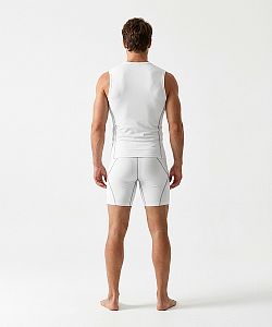 Pánské funkční scampolo bílá/šedá Bamboo Ultra