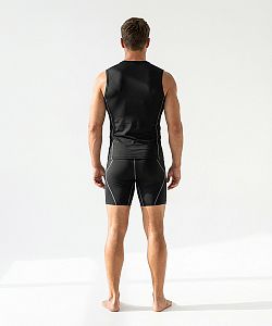 Pánské funkční scampolo černá/šedá Bamboo Ultra