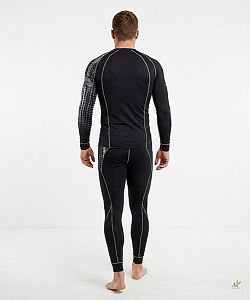 Pánské funkční spodky dlouhé CYCLE černá Bamboo Thermo