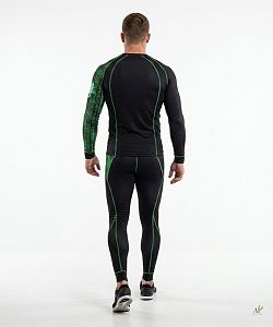 Pánské funkční spodky dlouhé MATRIX černá Bamboo Thermo