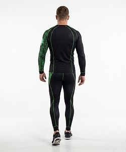 Pánské funkční spodky dlouhé MATRIX černá Bamboo Thermo