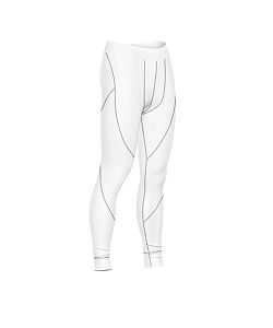 Pánské funkční spodky dlouhé WHITE GRAY Bamboo Thermo