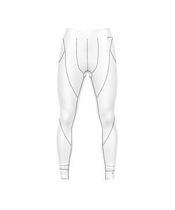 Pánské funkční spodky dlouhé WHITE GRAY Bamboo Thermo