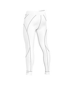 Pánské funkční spodky dlouhé WHITE GRAY Bamboo Thermo
