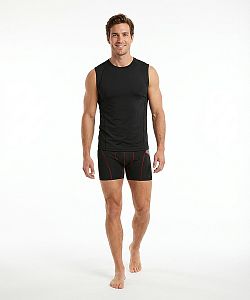 Pánské funkční trenýrky ADVENTURE černá Bamboo Ultra