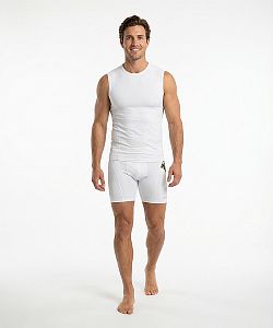 Pánské funkční trenýrky CAMO bílá Bamboo Ultra