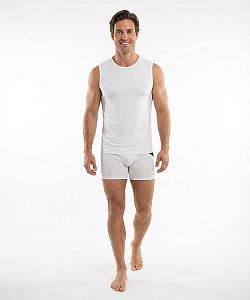 Pánské funkční trenýrky CYCLE bílá Bamboo Ultra