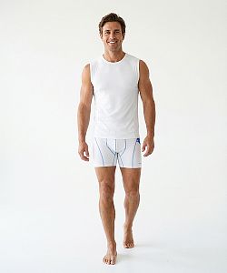 Pánské funkční trenýrky IGGY bílá Bamboo Ultra