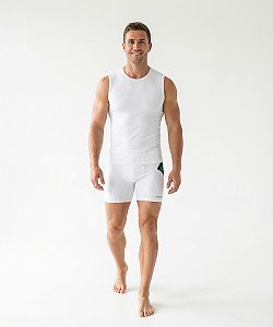 Pánské funkční trenýrky MECHANIC bílá Bamboo Ultra
