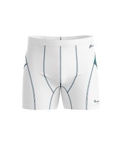 Pánské funkční trenýrky SHARK bílá Bamboo Ultra