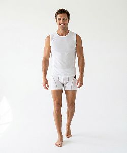 Pánské funkční trenýrky SKULL bílá Bamboo Ultra