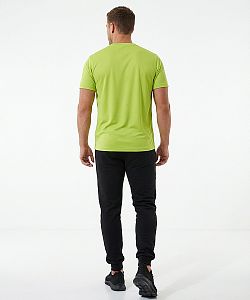 Pánské funkční tričko BASIC krátký rukáv limetková Bamboo Technical