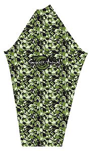 Pánské funkční triko dlouhý rukáv CAMO černá BambooHeavy