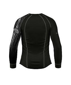Pánské funkční triko dlouhý rukáv CYCLE černá Bamboo Thermo