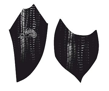 Pánské funkční triko dlouhý rukáv CYCLE černá Bamboo Ultra