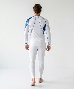 Pánské funkční triko dlouhý rukáv IGGY bílá Bamboo Ultra