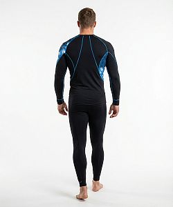 Pánské funkční triko dlouhý rukáv IGGY černá Bamboo Ultra