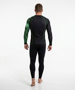 Pánské funkční triko dlouhý rukáv MATRIX černá Bamboo Thermo