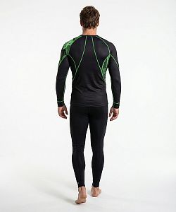 Pánské funkční triko dlouhý rukáv MATRIX černá Bamboo Ultra