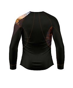 Pánské funkční triko dlouhý rukáv ROUTE 66 černá Bamboo Ultra