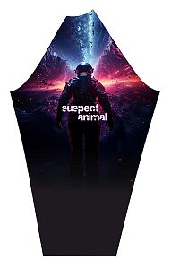 Pánské funkční triko dlouhý rukáv SPACE MAN černá Bamboo Thermo
