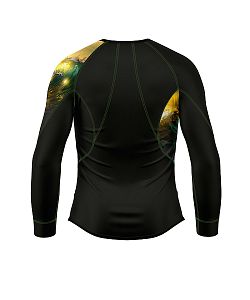 Pánské funkční triko dlouhý rukáv WAVE černá Bamboo Ultra