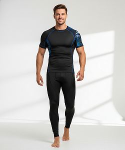 Pánské funkční triko krátký rukáv ARCHITECT černá Bamboo Ultra