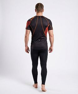 Pánské funkční triko krátký rukáv BIKES černá Bamboo Ultra