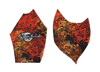 Pánské funkční triko krátký rukáv BIKES černá Bamboo Ultra