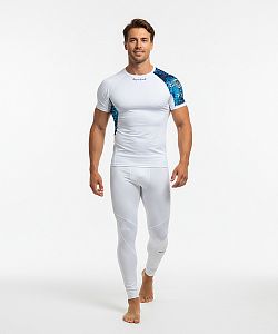 Pánské funkční triko krátký rukáv D.N.A. bílá Bamboo Ultra