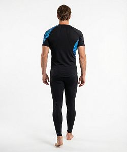 Pánské funkční triko krátký rukáv D.N.A. černá Bamboo Ultra