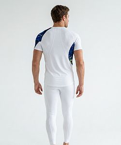Pánské funkční triko krátký rukáv MECHANIC bílá Bamboo Ultra