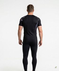 Pánské funkční triko krátký rukáv RIDER MAN černá Bamboo Ultra