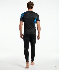 Pánské funkční triko krátký rukáv SHARK černá Bamboo Ultra