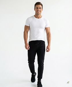Pánské funkční triko SLIM krátký rukáv bílá Bamboo Ultra CLASSIC